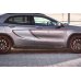 Накладки сплиттеры на пороги на Mercedes GLA X156 45 AMG SUV